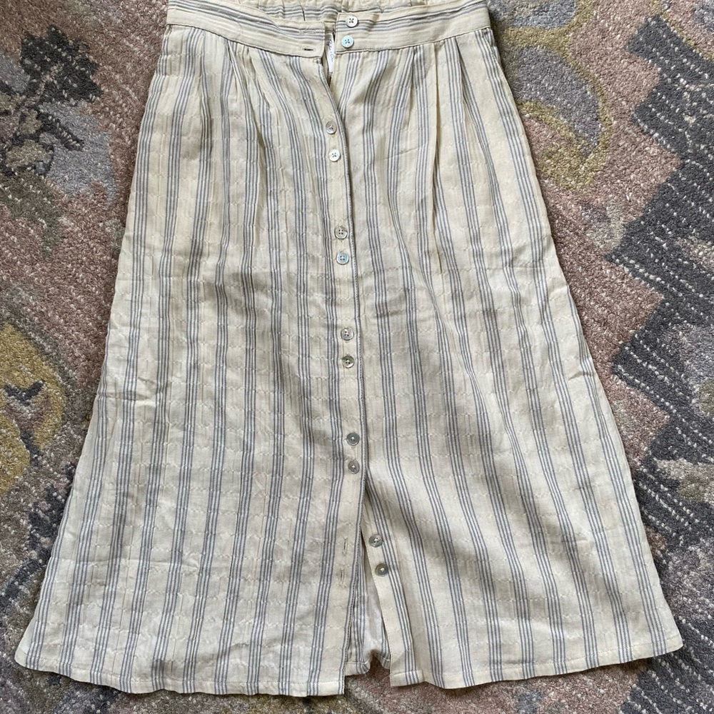 Rylee and Cru Joelle Striped Skirt